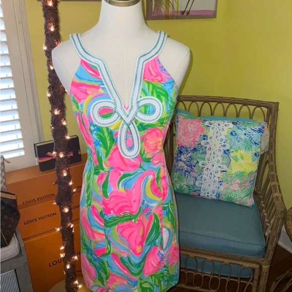 Lilly Pulitzer NWT Tessa Shift Dress So A Peeling Size 2 - Picture 6 of 12